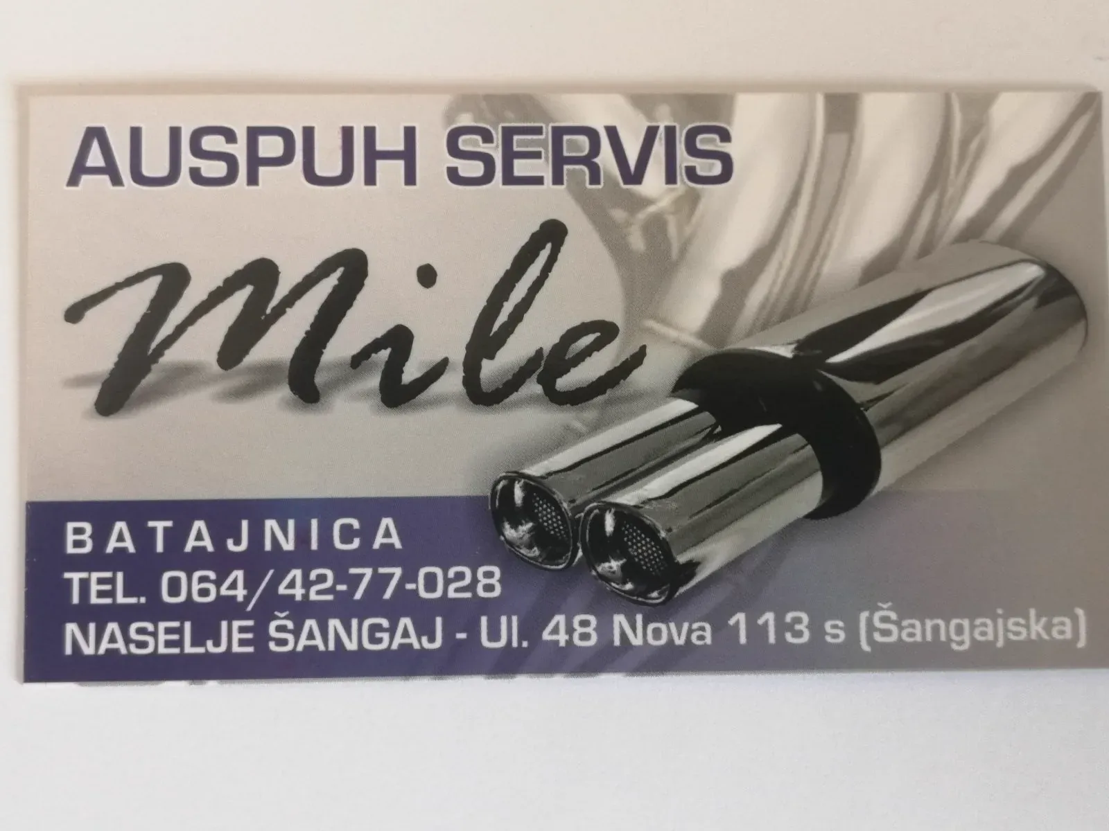 Auspuh servis Mile - izrada izduvnog sistema